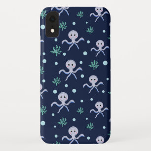 Funda Para iPhone XR Patrón de Pulpo Adorable