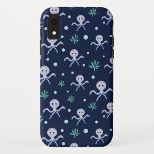 Funda Para iPhone XR Patrón de Pulpo Adorable
