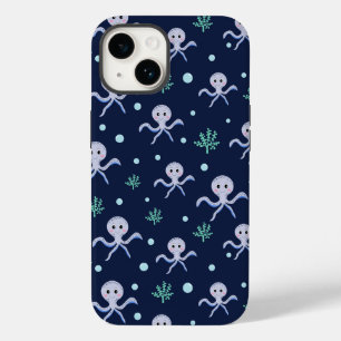 Funda Para iPhone 14 De Case-Mate Patrón de Pulpo Adorable