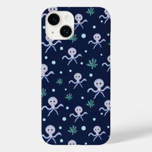 Funda Para iPhone 14 De Case-Mate Patrón de Pulpo Adorable