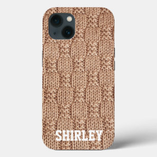 Funda Para iPhone 13 Patrón de punción del cuchillo de burbuja de Shirl