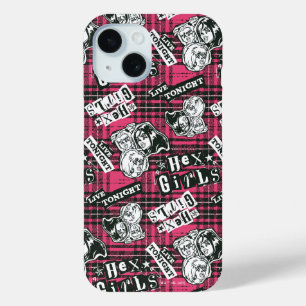 Funda Para iPhone 15 Patrón de Punk de Chicas hexadecimales