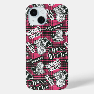Funda Para iPhone 15 Patrón de Punk de Chicas hexadecimales