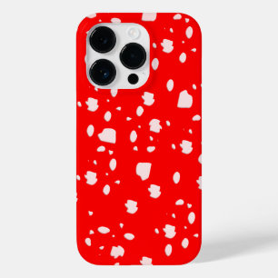 Funda Para iPhone 14 Pro De Case-Mate patrón de puntos con hongo de toadstool rojo