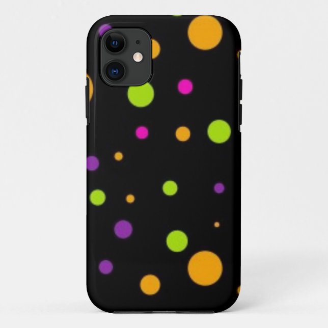 Funda De Case-Mate Para iPhone Patrón de puntos polacos (Reverso)
