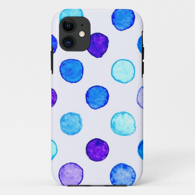 Funda De Case-Mate Para iPhone Patrón de puntos polacos (Reverso)