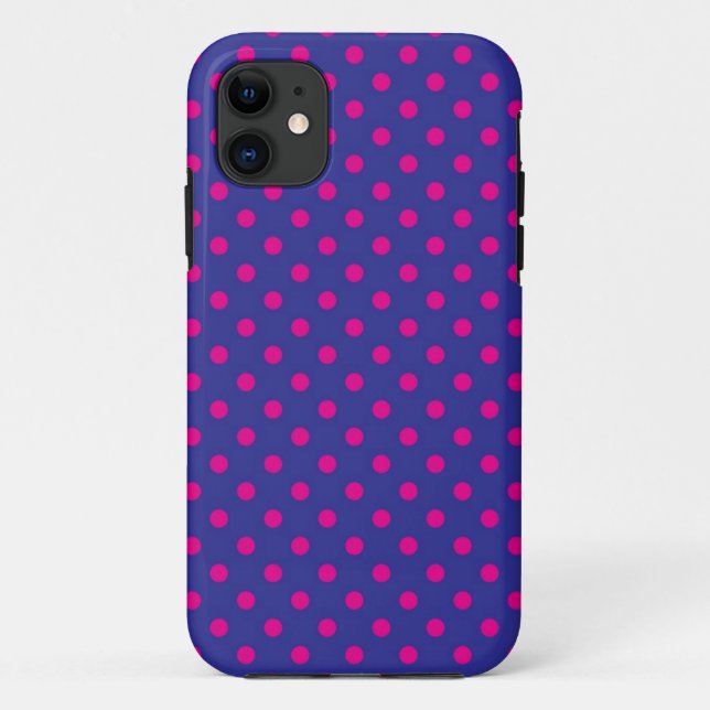 Funda De Case-Mate Para iPhone Patrón de puntos polacos (Reverso)