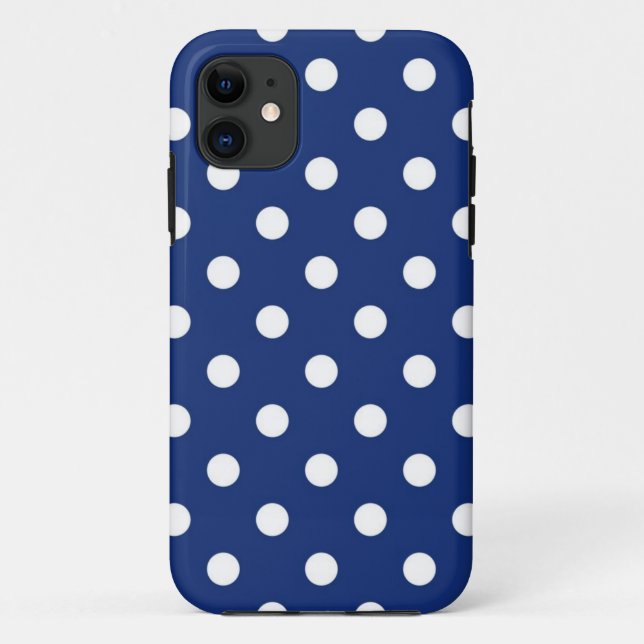Funda De Case-Mate Para iPhone Patrón de puntos polacos (Reverso)