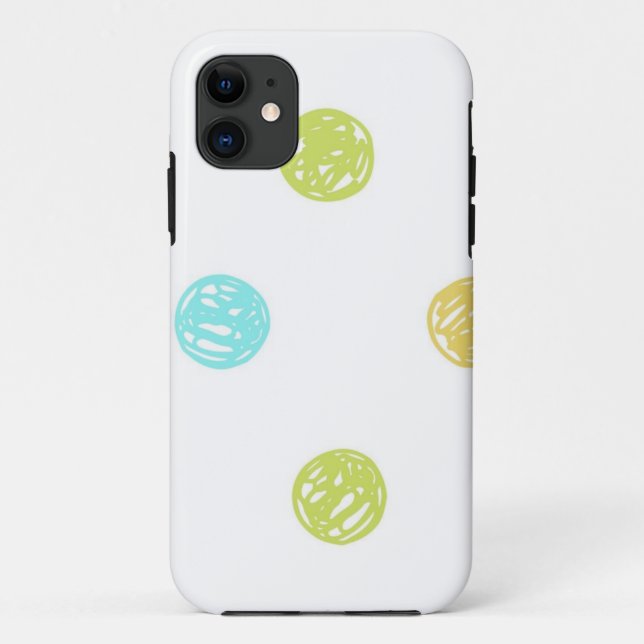 Funda De Case-Mate Para iPhone Patrón de puntos polacos (Reverso)