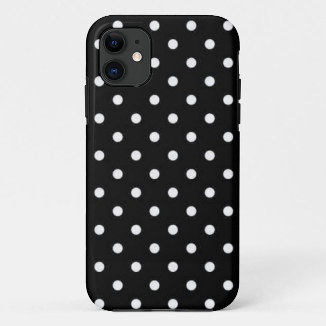 Funda De Case-Mate Para iPhone Patrón de puntos polacos (Reverso)
