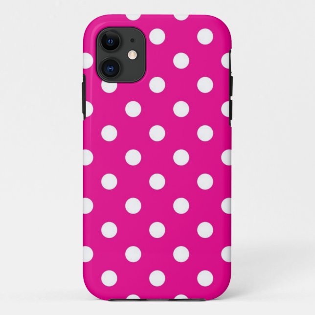 Funda De Case-Mate Para iPhone Patrón de puntos polacos (Reverso)