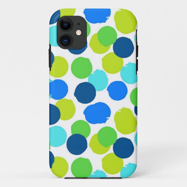 Funda De Case-Mate Para iPhone Patrón de puntos polacos (Reverso)