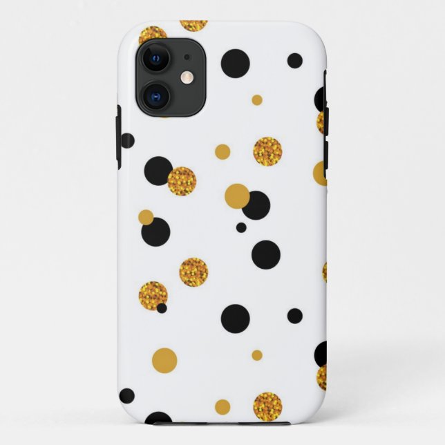 Funda De Case-Mate Para iPhone Patrón de puntos polacos (Reverso)