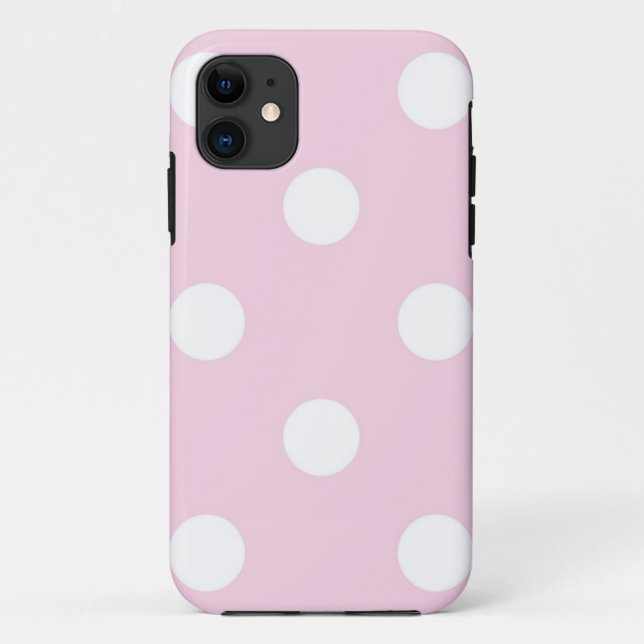 Funda De Case-Mate Para iPhone Patrón de puntos polacos (Reverso)