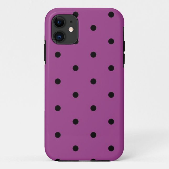 Funda De Case-Mate Para iPhone Patrón de puntos polacos (Reverso)