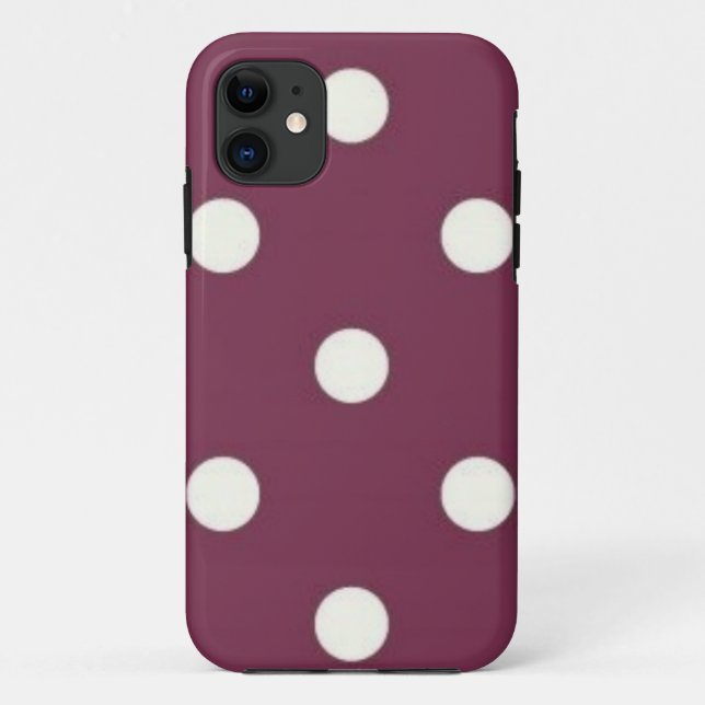 Funda De Case-Mate Para iPhone Patrón de puntos polacos (Reverso)