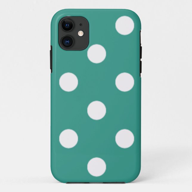 Funda De Case-Mate Para iPhone Patrón de puntos polacos (Reverso)
