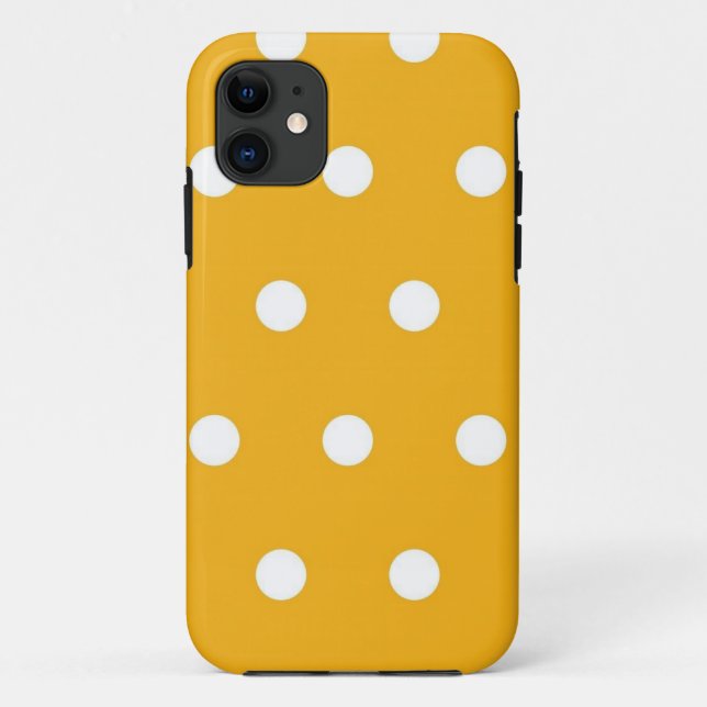 Funda De Case-Mate Para iPhone Patrón de puntos polacos (Reverso)