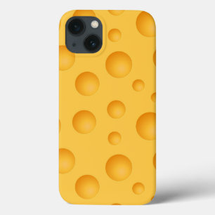 Funda Para iPhone 13 Patrón de queso amarillo