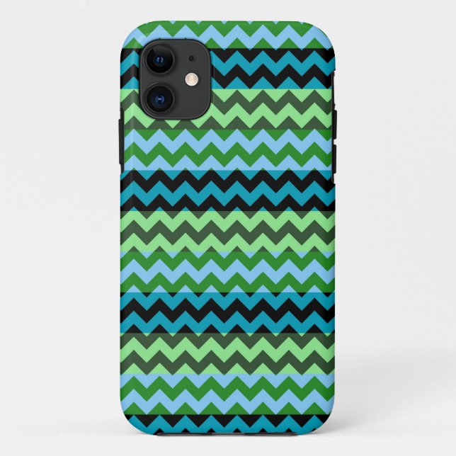 Funda De Case-Mate Para iPhone Patrón de raya azteca chevron Zigzag 5 (Reverso)