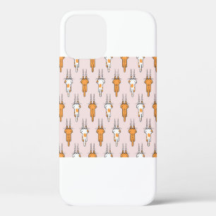 Funda Para iPhone 12 Patrón de rayado de gato