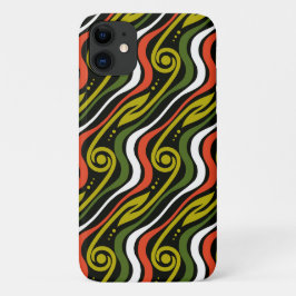 Funda Para iPhone 11 patrón de rayas