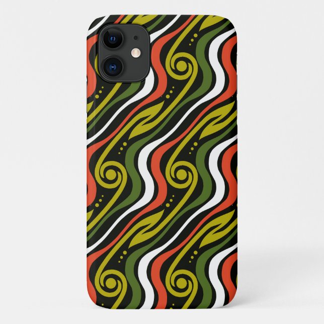 Funda De Case-Mate Para iPhone patrón de rayas (Reverso)