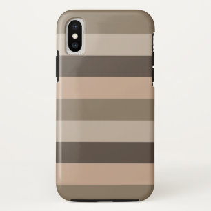 Funda Para iPhone X Patrón de rayas coloridas y modernas