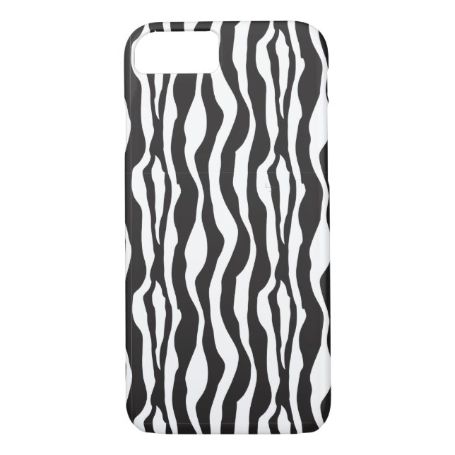 Funda De Case-Mate Para iPhone Patrón de rayas de cebra (Reverso)