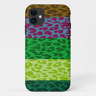 Funda Para iPhone 11 Patrón de rayas de piel de leopardo 4