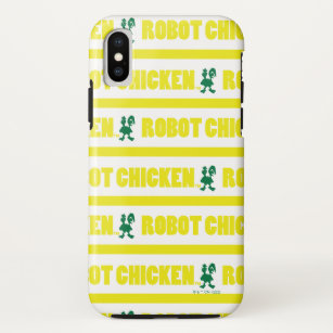 Funda Para iPhone XS Patrón de rayas de pollo