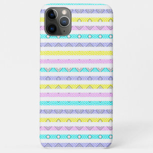 Funda Para iPhone 11 Pro Max Patrón de rayas decorativas coloridas lindas