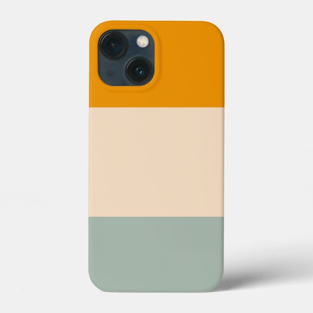 Funda De Case-Mate Para iPhone Patrón de rayas retro rayado (Reverso )