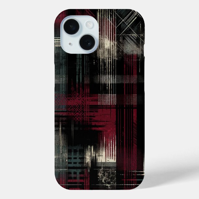Funda De Case-Mate Para iPhone Patrón de rebanado de grunge alternativo de grifo  (Reverso )