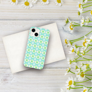 Funda Para iPhone 14 De Case-Mate Patrón de reloj de arena y flor retro & margarita