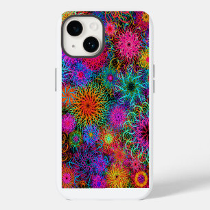 Funda Para iPhone 14 De Case-Mate Patrón de remolino colorido lindo