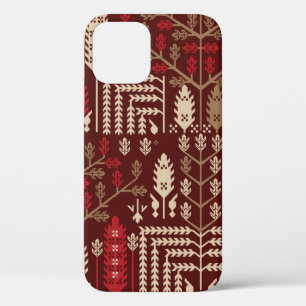 Funda Para iPhone 12 patrón de repetición gráfico abstracto de vinta
