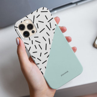 Funda Para iPhone 15 Pro Max Patrón de resumen divertido personalizado