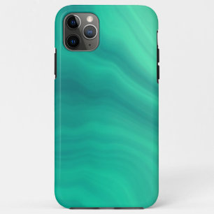 Funda Para iPhone 11 Pro Max Patrón de resumen verde turquesa