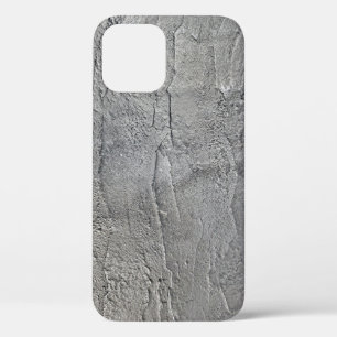 Funda Para iPhone 12 patrón de rock de pizarra gris
