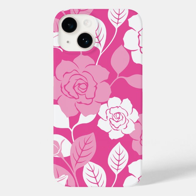 FUNDA DE Case-Mate PARA iPhone PATRÓN DE ROSA (ROSA) (Reverso )