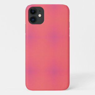 Funda Para iPhone 11 Patrón de rosa y púrpura suave