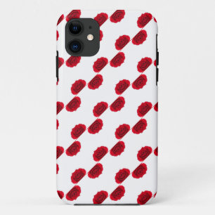 Funda Para iPhone 11 patrón de rosas rojas