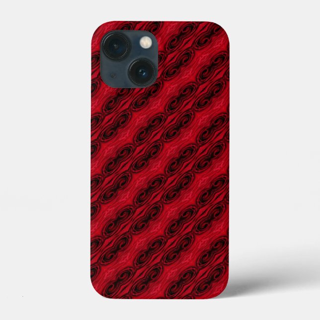 Funda De Case-Mate Para iPhone patrón de rosas rojas (Reverso )