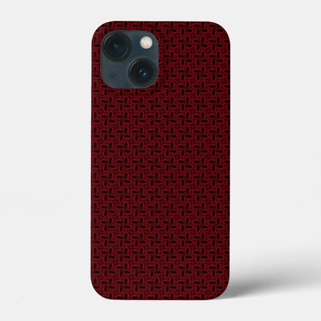 Funda De Case-Mate Para iPhone patrón de rosas rojas (Reverso )