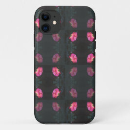 Funda Para iPhone 11 Patrón de Rosas Rosadas