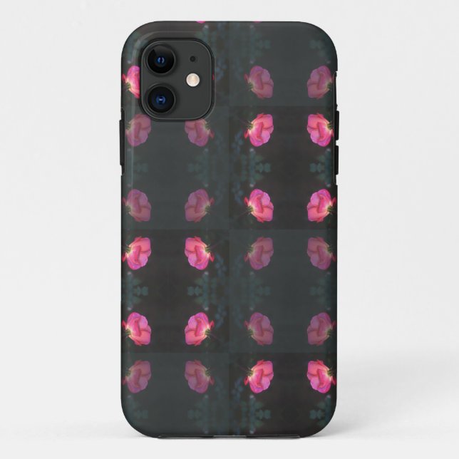 Funda De Case-Mate Para iPhone Patrón de Rosas Rosadas (Reverso)