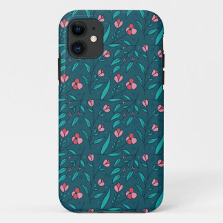 Funda Para iPhone 11 Patrón de rosas simples
