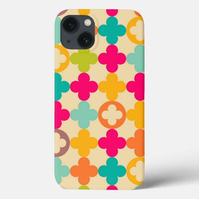 Funda De Case-Mate Para iPhone Patrón de rosetón medieval de época (Reverso)