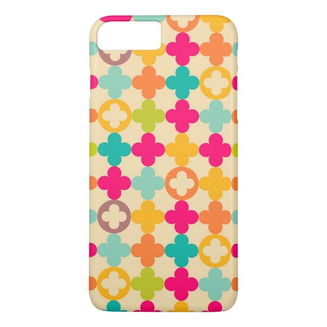 Funda De Case-Mate Para iPhone Patrón de rosette medieval de época (Reverso)